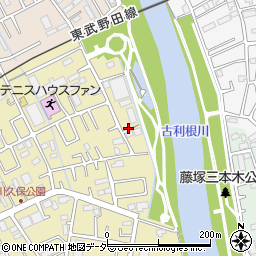 埼玉県春日部市緑町2丁目周辺の地図