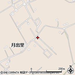 茨城県稲敷市月出里273-74周辺の地図