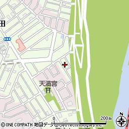 埼玉県春日部市新宿新田221周辺の地図