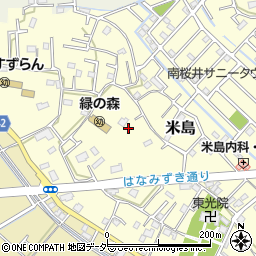 埼玉県春日部市米島89周辺の地図