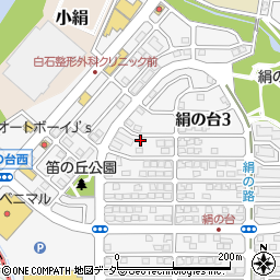 茨城県つくばみらい市絹の台3丁目13周辺の地図