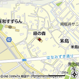 埼玉県春日部市米島93周辺の地図