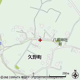 茨城県牛久市久野町2333周辺の地図