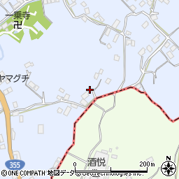 茨城県行方市富田1622周辺の地図