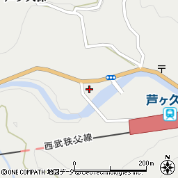 横瀬町芦ヶ久保出張所周辺の地図