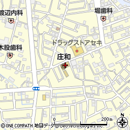 庄和学園庄和幼稚園周辺の地図