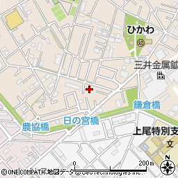 埼玉県上尾市二ツ宮709周辺の地図
