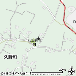 茨城県牛久市久野町2506周辺の地図