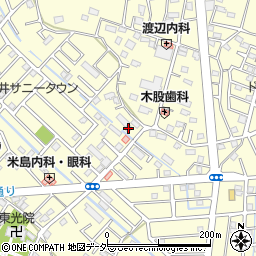 埼玉県春日部市米島351周辺の地図