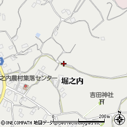 茨城県潮来市堀之内周辺の地図