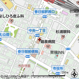 鈴木薬局　春日部中央店周辺の地図