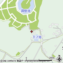 茨城県牛久市久野町1971周辺の地図