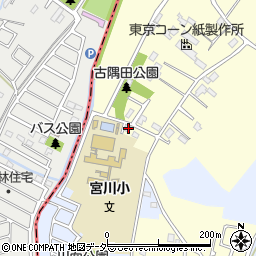 埼玉県春日部市新方袋52周辺の地図