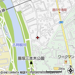 埼玉県春日部市牛島36周辺の地図