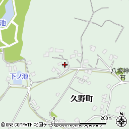 茨城県牛久市久野町2301周辺の地図