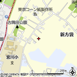 埼玉県春日部市新方袋190周辺の地図