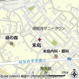 埼玉県春日部市米島243周辺の地図