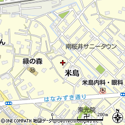 埼玉県春日部市米島137周辺の地図