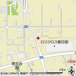 埼玉県春日部市永沼654周辺の地図