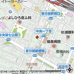 カラオケ ビッグエコー 春日部店周辺の地図