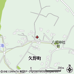 茨城県牛久市久野町2318周辺の地図