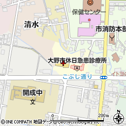 コメリハード＆グリーン大野店周辺の地図