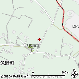 茨城県牛久市久野町2509周辺の地図