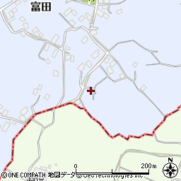 茨城県行方市富田1417周辺の地図