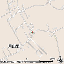 茨城県稲敷市月出里196-5周辺の地図
