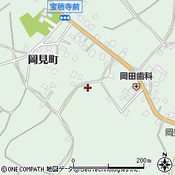 茨城県牛久市岡見町1554周辺の地図