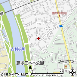 埼玉県春日部市牛島35周辺の地図