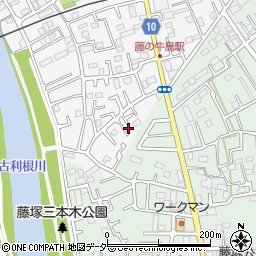 埼玉県春日部市牛島11周辺の地図