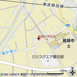 埼玉県春日部市永沼2157周辺の地図