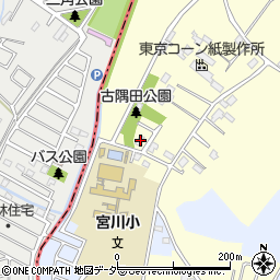 埼玉県春日部市新方袋59周辺の地図
