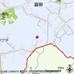 茨城県行方市富田1621周辺の地図