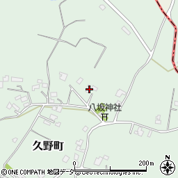 茨城県牛久市久野町2501周辺の地図