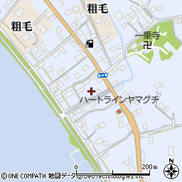 茨城県行方市富田64周辺の地図