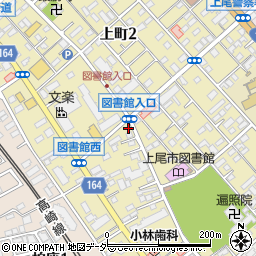 秋田屋上尾店周辺の地図