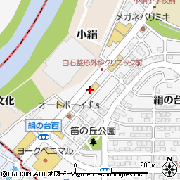 茨城県つくばみらい市絹の台3丁目26周辺の地図