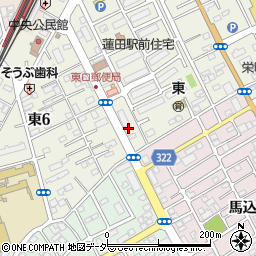 埼玉物産不動産部周辺の地図