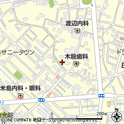 埼玉県春日部市米島1168周辺の地図