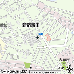 埼玉県春日部市新宿新田351周辺の地図