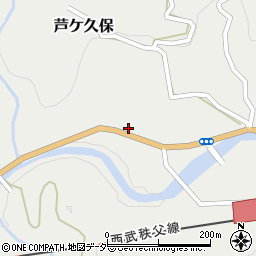 埼玉県秩父郡横瀬町芦ケ久保129周辺の地図