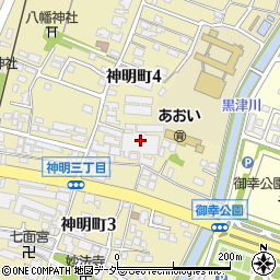 福島織物株式会社　本社周辺の地図