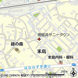 埼玉県春日部市米島246周辺の地図