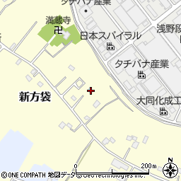 埼玉県春日部市新方袋288周辺の地図