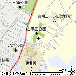 埼玉県春日部市新方袋61周辺の地図