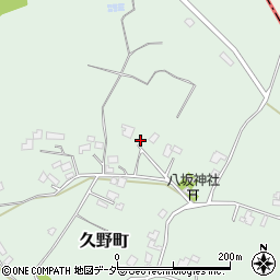 茨城県牛久市久野町2325周辺の地図
