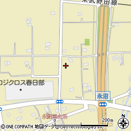 埼玉県春日部市永沼995周辺の地図