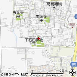 石田児童センター周辺の地図